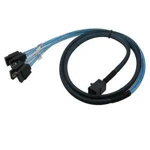 FOR 1pcs SFF-8643 to 4 SATA SAS line, 3.0 12G 8643 to 4 sata 1m FOR 1pcs SFF-8643 to 4 SATA SAS line, 3.0 12G 8643 to 4 sata 1m