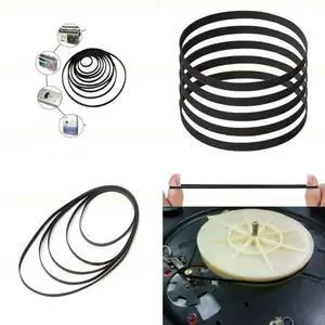 FOR 5PCS 5mm Folded Rubber Belt for Recorders DVDs Drive Flat Belts FOR 5PCS 5mm Folded Rubber Belt for Recorders DVDs Drive Flat Belts