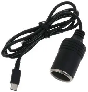 FOR 1pc USBC Male to 12V Car -Lighter Socket Female Converter Cable Easy Connection Cable for Vehicle Auto 3Meters FOR 1pc USBC Male to 12V Car -Lighter Socket Female Converter Cable Easy Connection Cable for Vehicle Auto 3Meters