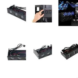 FOR PC Front Panel Media Dashboard PC Front Panel Speaker Stereo Surround Computer for Case Built in Mic Loudspeaker Front B FOR PC Front Panel Media Dashboard PC Front Panel Speaker Stereo Surround Computer for Case Built in Mic Loudspeaker Front B