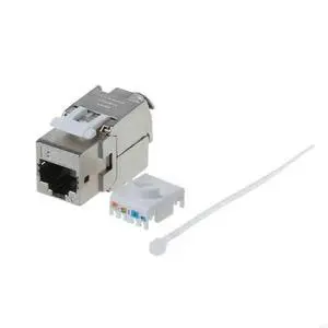 FOR RJ45 Module Cat6 Cat6A Keyst Shielded FTP Zinc Alloy Adapter FOR RJ45 Module Cat6 Cat6A Keyst Shielded FTP Zinc Alloy Adapter
