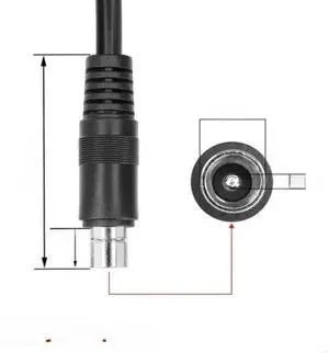 FOR 6.2 Meter Solar Panel Adapter Cable With Secure DC8020 8.0x2.0mm For Outdoor Power Station Charging FOR 6.2 Meter Solar Panel Adapter Cable With Secure DC8020 8.0x2.0mm For Outdoor Power Station Charging