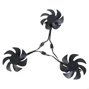 FOR 3pcs 80mm 4 Graphics Card Fan For RTX3060 Efficient Cooling and Enhances GPU Service PLA09215S12H Model FOR 3pcs 80mm 4 Graphics Card Fan For RTX3060 Efficient Cooling and Enhances GPU Service PLA09215S12H Model