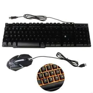 FOR USB Backlight Mouse Keyboard Combos Set s for Friends Teens Computer Replacement Accessories Creative FOR USB Backlight Mouse Keyboard Combos Set s for Friends Teens Computer Replacement Accessories Creative