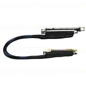 FOR Flexible 270 Degree PCIe 5.0 X16 Graphics Extender Cable Silver Coated Terminal Braided Sleeve Cord Left Entry Left Out FOR Flexible 270 Degree PCIe 5.0 X16 Graphics Extender Cable Silver Coated Terminal Braided Sleeve Cord Left Entry Left Out