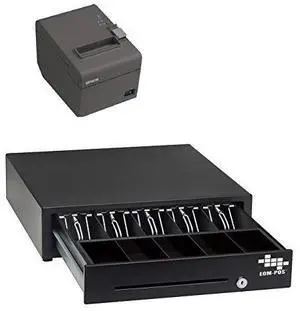 POS Hardware Bundle for Square - Cash Drawer and Thermal Receipt Printer