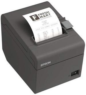 Ep,son TM-T82 USB POS Monochrome Receipt Printer - High-Speed, Reliable, Gray