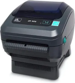 Ze,bra Direct Thermal Bar Code Label Printer ZP505 | USB, Serial, Parallel | 203 DPI