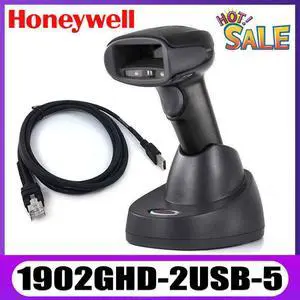 Honey,well Xenon 1902GHD-2USB-5 Wireless Handheld 2D Bar,code Scan,ner W/ USB Cable