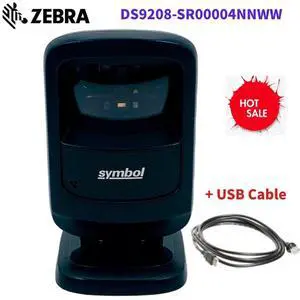 Ze,bra Motor,ola Sym,bol DS9208-SR00004NNWW Hand free Bar,code Scan,ner w/USB Cable