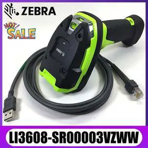 Ze,bra LI3608-SR00003VZWW Ultra-Rugged Handheld  1D Bar,code Scan,ner w/ USB Cable