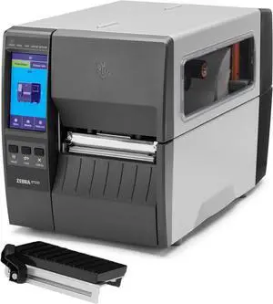 Ze bra ZT231 300 DPI Thermal Transfer Industrial Printer, ZT231 Upgraded Version of ZT230 Printer, Print Width 4 in Ethernet Bluetooth Serial USB, Includes: Touch Display, Tear Bar
