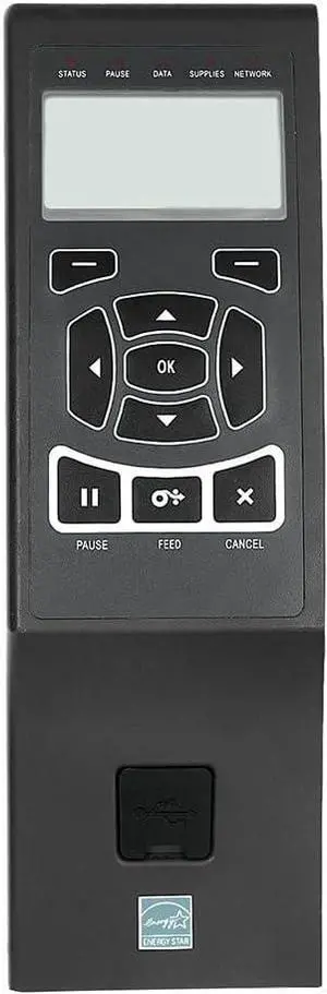 P1058930-001 Monochrome Control Panel Front Cover for Ze bra ZT410 Thermal Label Printer 203 300dpi 600dpi - Replacement Printer Control Panel Cover Compatible with Ze bra ZT410