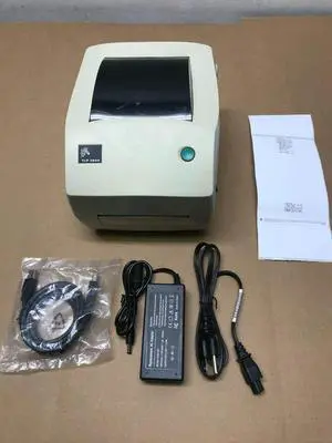 Ze bra TLP 2844 Printer 2844-10400-0001 W/Adapter, USB & Power Cables