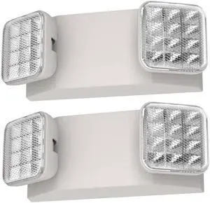 2 Packs LED Emergency Lights for Business, with Battery Backup, Two Head Adjustable LED Emergency Square Lighting for Home, UL 924 Certified-Emergency Lighting Fixture. 2 Packs LED Emergency Lights for Business, with Battery Backup, Two Head Adjustable LED Emergency Square Lighting for Home, UL 924 Certified-Emergency Lighting Fixture.