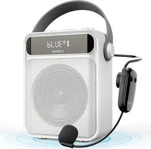 40W Portable Voice Amplifier with Wireless Microphone Headset,Rechargeable Bluetooth Megaphone for Teachers, Instructors, Public Speaking | Classroom, Outdoor, Meetings (Model S95)