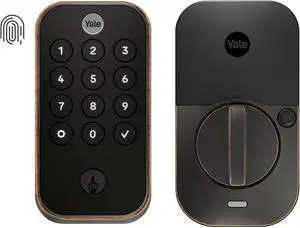 Assure Lock 2 Touch Deadbolt, Oil Rubbed Bronze Entry Door Lock with Touch Digital Keypad Keypad and Fingerprint Scanner with Back-Up Key, (No Wi-Fi), YRD410-F-BLE-0BP Assure Lock 2 Touch Deadbolt, Oil Rubbed Bronze Entry Door Lock with Touch Digital Keypad Keypad and Fingerprint Scanner with Back-Up Key, (No Wi-Fi), YRD410-F-BLE-0BP