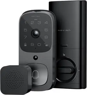 HAVION Deadbolt Smart Lock w/Camera - Incl. Chime, 3-in-1 Wi-Fi Deadbolt+Camera+Video Doorbell Keyless Fingerprint Lock for Entry Front Door, 32GB eMMC, 10000mAh, 2K QHD & 170° View HAVION Deadbolt Smart Lock w/Camera - Incl. Chime, 3-in-1 Wi-Fi Deadbolt+Camera+Video Doorbell Keyless Fingerprint Lock for Entry Front Door, 32GB eMMC, 10000mAh, 2K QHD & 170° View