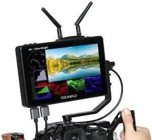 LUT7S PRO 7 Inch 2200nit 3D LUT Touch Screen DSLR Camera Field Monitor with F970 External Kit Install for Power The Wireless Transmission Waveform Vectorscope 4K HDMI SDI Input DC Output LUT7S PRO 7 Inch 2200nit 3D LUT Touch Screen DSLR Camera Field Monitor with F970 External Kit Install for Power The Wireless Transmission Waveform Vectorscope 4K HDMI SDI Input DC Output