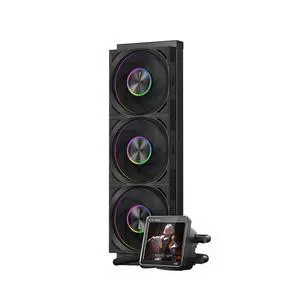 CPU Cooler AIO, 3.4-inch IPS Display, 360mm ARGB Water Cooling, High-Performance F7 X120 Modular Fan, Compatible with AM4/AM5, LGA115X/1200/1700/1851 (CPS DT360 Black) CPU Cooler AIO, 3.4-inch IPS Display, 360mm ARGB Water Cooling, High-Performance F7 X120 Modular Fan, Compatible with AM4/AM5, LGA115X/1200/1700/1851 (CPS DT360 Black)