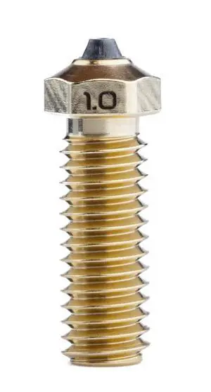 Diamondback Nozzles Volcano Compatible Polycrystalline Solid Diamond Tip 3D Printer Nozzles, Improved Extrusion, Any Filament, Long Life, Wear Resistant, Layer Adhesion, USA Made (1.75mm x 1.0mm) Diamondback Nozzles Volcano Compatible Polycrystalline Solid Diamond Tip 3D Printer Nozzles, Improved Extrusion, Any Filament, Long Life, Wear Resistant, Layer Adhesion, USA Made (1.75mm x 1.0mm)