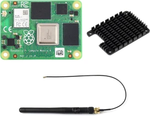 Waveshare Compute Module 4 The Power of Raspberry Pi 4 in A Compact Form Factor 8GB RAM 32GB eMMC Flash with WiFi Waveshare Compute Module 4 The Power of Raspberry Pi 4 in A Compact Form Factor 8GB RAM 32GB eMMC Flash with WiFi