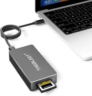 CFexpress Type B On-The-go Backup Card Reader 2 in 1 Built-in M.2 NVMe SSD Slot (Up to 10Gbps) CFexpress Type B On-The-go Backup Card Reader 2 in 1 Built-in M.2 NVMe SSD Slot (Up to 10Gbps)