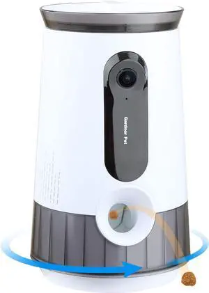 Smart Pet Camera Treat Dispenser with 1080P HD Video, 2.4G Wi, 2-Way Audio, 360° Laser Toy, Night Vision, Cloud & SD Storage, Compatible with Dogs & Cats