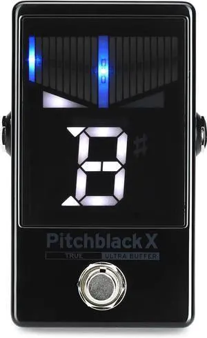 Korg Pitchblack X Chromatic Guitar Pedal Tuner w/ Four Display Modes and High Visibility Display (PBX) Korg Pitchblack X Chromatic Guitar Pedal Tuner w/ Four Display Modes and High Visibility Display (PBX)