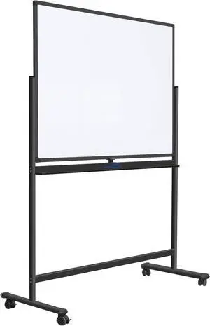 48"x36" Mobile Whiteboard Double-Sided Magnetic Dry Erase Board on Wheels - Comercial Rolling White Boards with Sturdy Stand for Home, Office & School 48"x36" Mobile Whiteboard Double-Sided Magnetic Dry Erase Board on Wheels - Comercial Rolling White Boards with Sturdy Stand for Home, Office & School
