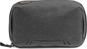 Tech Pouch, Charcoal, Electronics Organizer for Travel or Everyday Carry, Origami-Style Storage, Cable Pass-Through, Weatherproof Recycled Nylon, Gear Carry Bag for Men and Women Tech Pouch, Charcoal, Electronics Organizer for Travel or Everyday Carry, Origami-Style Storage, Cable Pass-Through, Weatherproof Recycled Nylon, Gear Carry Bag for Men and Women