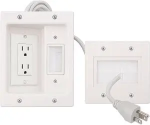 in Wall Cable Concealer Kit Paintable Cord Management System for TV, Home Theater & Office, Easy DIY Wire Hider Raceway for Power & Low Voltage Cables in Wall Cable Concealer Kit Paintable Cord Management System for TV, Home Theater & Office, Easy DIY Wire Hider Raceway for Power & Low Voltage Cables