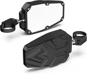 UTV Side Mirrors with 1.65" -2" Roll Bar, RZR Side Mirrors Compatible with Polaris RZR, Can Am Maverick X3, Kawasaki Teryx, Talon, Arctic Cat Wildcat, Gator, CFMOTO, Pioneer Rhino, Yamaha YXZ UTV Side Mirrors with 1.65" -2" Roll Bar, RZR Side Mirrors Compatible with Polaris RZR, Can Am Maverick X3, Kawasaki Teryx, Talon, Arctic Cat Wildcat, Gator, CFMOTO, Pioneer Rhino, Yamaha YXZ