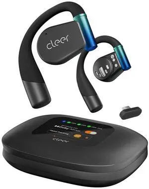 Cleer ARC 3 Gaming Earbuds - True Wireless Open Ear Headphones,Ultra-Low Latency,Snapdragon & Dolby Sound, Bluetooth 5.4, USB-C Dongle,50Hr Battery, Compatible with PS4, PS5, PC, Quest, Switch, Black Cleer ARC 3 Gaming Earbuds - True Wireless Open Ear Headphones,Ultra-Low Latency,Snapdragon & Dolby Sound, Bluetooth 5.4, USB-C Dongle,50Hr Battery, Compatible with PS4, PS5, PC, Quest, Switch, Black