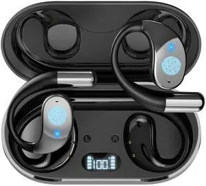 AI Language Translation Earbuds, Translator Earbuds Real Time with iOS & Android, 144-Language Bluetooth Headphones Translating Device for Travel and Business, Black AI Language Translation Earbuds, Translator Earbuds Real Time with iOS & Android, 144-Language Bluetooth Headphones Translating Device for Travel and Business, Black
