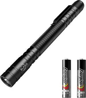 LED Pen Light, Zoomable Penlight with 2*AAA, 270 Lumens Pocket Size Clip Pen Flashlight for Nurse, Medical, Inspection, Repair, Engineer, Doctor