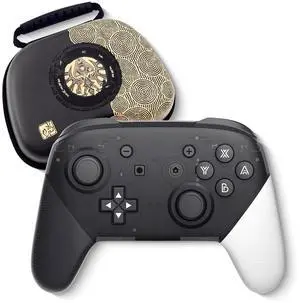 Switch Pro Controller, Wireless Switch Controllers with Carrying Storage Case, Upgraded Gamepad Switch Remote Replacement for Switch Controller, Support NFC/Dual Vibration/Screenshot/Wake-up Function