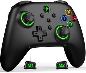 AXYBCOOL Wireless Switch Controller Compatible with Nintendo Switch 2/Switch/Switch Lite/OLED- LED Switch Pro Controller/iOS/Android Game Remote