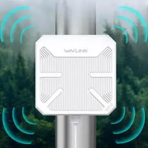 AX3000 Outdoor WiFi 6 Extender, Dual Band Long Range WiFi Repeater/Wireless Access Point/Router with PoE/ 3KM PtP Transmission, IP67 Waterproof, Supports Up to 256 Devices for Camping, Farm