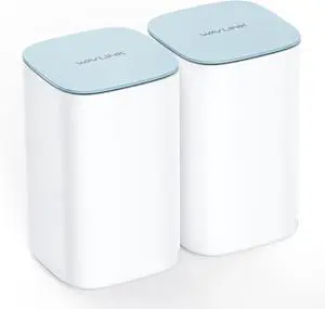 AX3000 WiFi 6 Mesh System 2 Pack - Covers up to 5000 Sq.Ft., Speeds up to 3.0 Gbps, Replaces Wireless Router and WiFi Extender Signal Booster, Easy Setup, Smart App Control