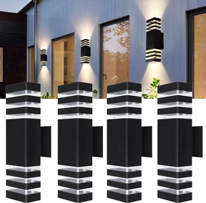 15inch LED Square Up & Down wall Lights,14W Outdoor Wall Light 4000K Day White Aluminum Body Waterproof IP65 LED Exterior Light Fixtures Wall Mount for House Patio Garage Garden. (4Pack) 15inch LED Square Up & Down wall Lights,14W Outdoor Wall Light 4000K Day White Aluminum Body Waterproof IP65 LED Exterior Light Fixtures Wall Mount for House Patio Garage Garden. (4Pack)