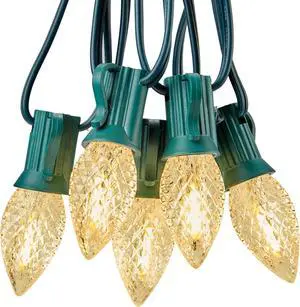 Brightown C7 LED Warm White Christmas Lights Outdoor, 100FT String with 100 Plastic Bulbs, Traditional Hanging Holiday Lights for Christmas Tree, Patio, Fence, Roofline Xmas Decorations Brightown C7 LED Warm White Christmas Lights Outdoor, 100FT String with 100 Plastic Bulbs, Traditional Hanging Holiday Lights for Christmas Tree, Patio, Fence, Roofline Xmas Decorations