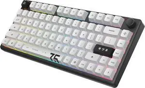 ARBITER Polar 75 - Magnetic Gaming Keyboard - Rapid Trigger w/SOCD Super Tap, CNC Aluminum Frame, Gen 2 Hall Effect Switches, Volume Knob, RGB, Dye-Sub PBT Keycaps - Kitsune Black