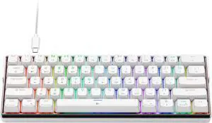 KEMOVE K61SE Gaming Mechanical Keyboard, 60 Percent Wired RGB Backlit N-Key Rollover Compact Mini 61 Keys Keyboard for PC Laptop, Red Switch