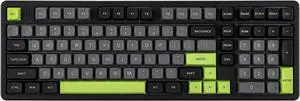 Blade101 Wireless Aluminum Gaming Keyboard, BT5.0/2.4GHz/USB-C Hot Swappable Custom Mechanical Keyboard with 8000mAh Battery, Gasket Structure, RGB Backlit, NKRO for Win/Mac (Black)