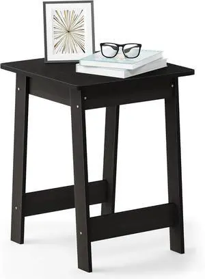 FURINNO Beginning, End Table, Espresso