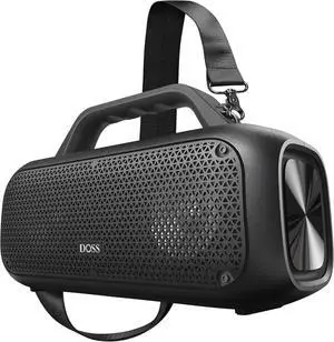 DOSS Extreme Boom Outdoor Bluetooth Speaker with 60W Mighty Sound, Deep Bass, 30H Playtime,10400mAh Power Bank, BT 5.3, IPX6 Waterproof, Portable Strap for Camping, Pool, Beach, Garage, Work DOSS Extreme Boom Outdoor Bluetooth Speaker with 60W Mighty Sound, Deep Bass, 30H Playtime,10400mAh Power Bank, BT 5.3, IPX6 Waterproof, Portable Strap for Camping, Pool, Beach, Garage, Work