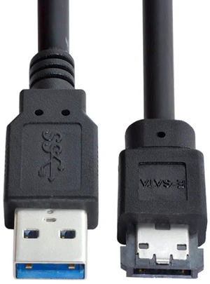 chenyang USB 3.0 to eSATA Cable for HDD/SSD/ODD 3.28FT/1.0M (One Way Transmission The USB Port Must be Connected to The Host) chenyang USB 3.0 to eSATA Cable for HDD/SSD/ODD 3.28FT/1.0M (One Way Transmission The USB Port Must be Connected to The Host)