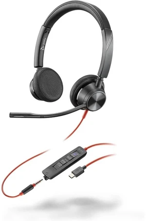 HP - Poly BLACKWIRE 3325 Headset - Microsoft Teams Certification - Stereo - USB Type C, MI HP - Poly BLACKWIRE 3325 Headset - Microsoft Teams Certification - Stereo - USB Type C, MI