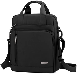 Men's 13-inch Laptop Messenger Bag Oxford Large Shoulder Bag Business Waterproof Casual Black Crossbody Bag for Work Travel Outdoor Men's 13-inch Laptop Messenger Bag Oxford Large Shoulder Bag Business Waterproof Casual Black Crossbody Bag for Work Travel Outdoor